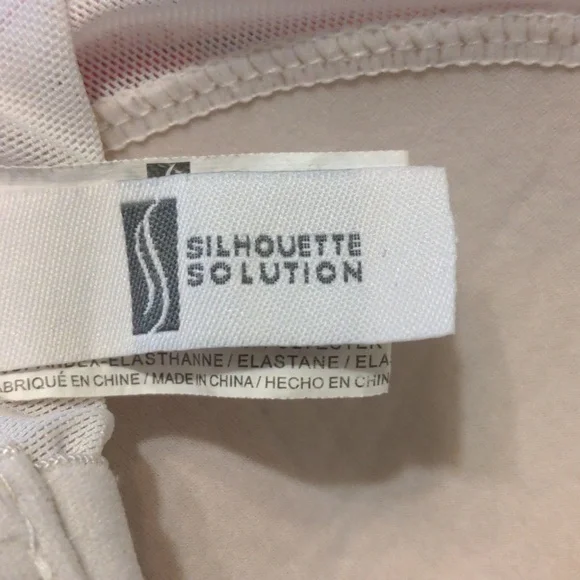 Like new tankini swimming top layered with shelf bra adjustable straps size 10 - Picture 6 of 8